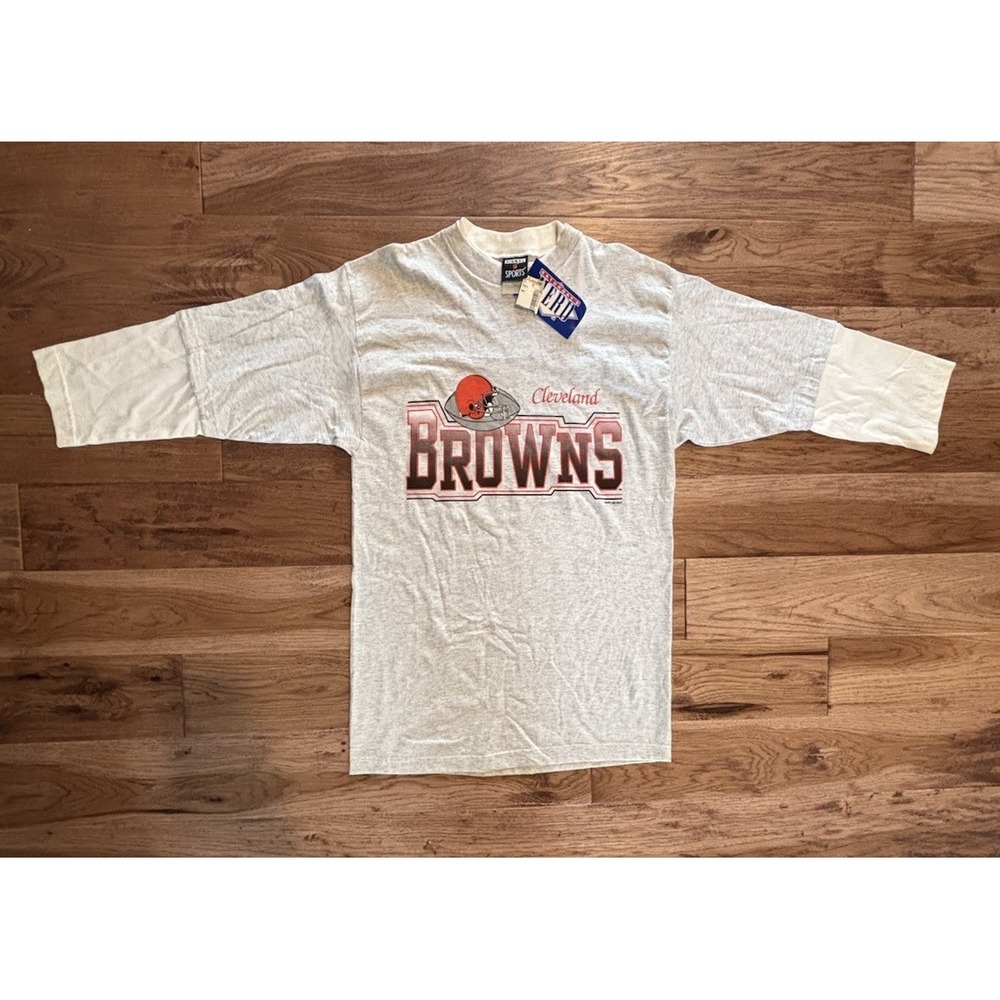 NOS Cleveland Browns Signal Sports Tshirt Saturdays Hero 1993 NFL Football Sz L‎